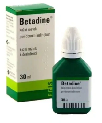 Betadine roztok 100 ml/mg 30 ml