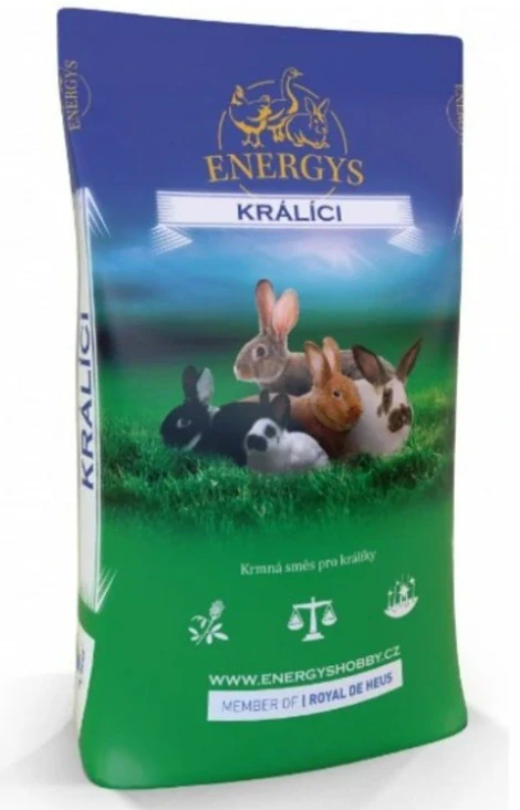 Granule králík GOLD FORTE, s léčivem, chovné a výkrm, 25 kg