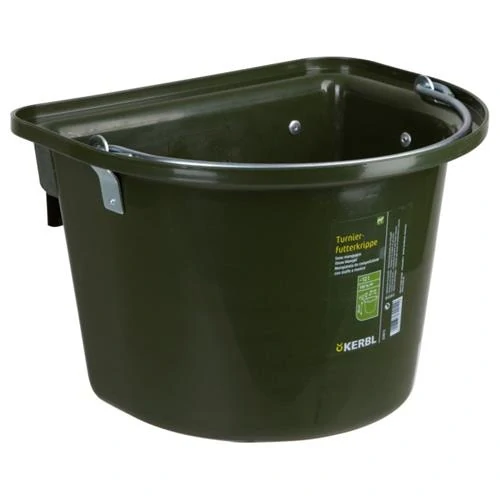 Kbelík pro koně, 12 l, závěsný s pevnými kovovými držáky