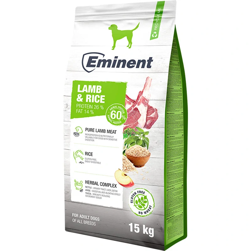 Eminent Adult Lamb+Rice 15kg