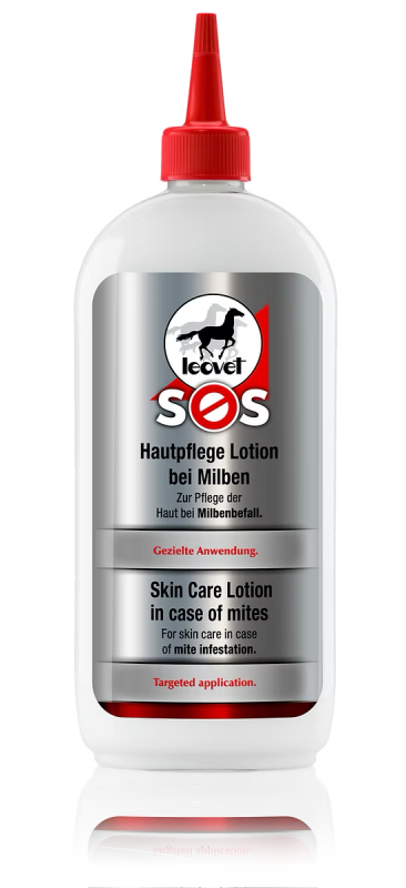 Leovet - Hojivé mléko na péči o porušenou kůži, při letní vyrážce a při napadení roztoči SOS Hautpflege Lotion (Láhev, 500 ml)