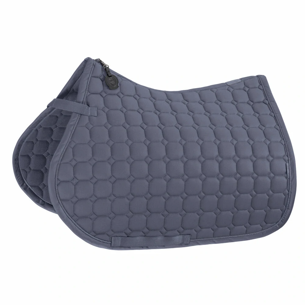 Podsedlová dečka Eskadron Cotton Platinum SS 26, šedo-modrá
