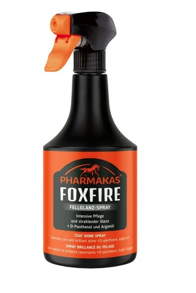 Lesk na srst+kondicionér pro koně Pharmakas Foxfire, 1 l