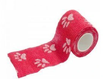 Obinadlo adhezivní elastické RECOVITAL 5cmx4,5m TLAPKY