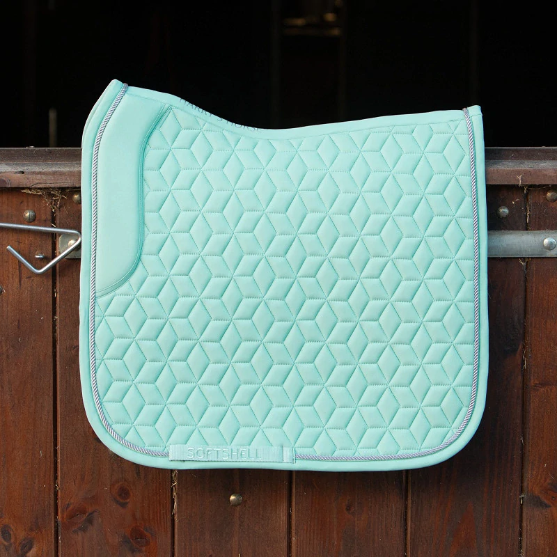 Drezurní podsedlová dečka HH Softshell, DR - mint zelená