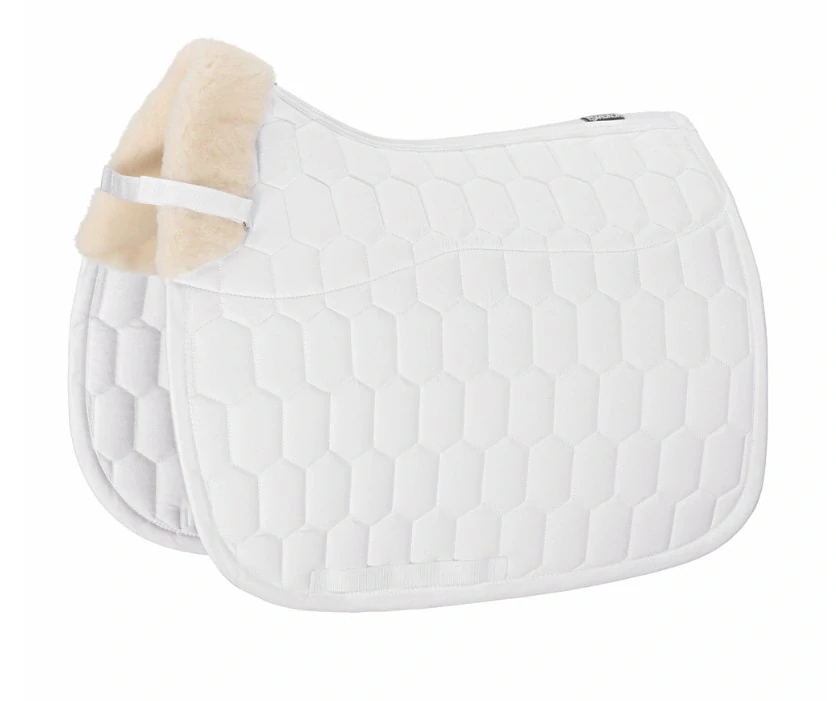 Drezurní podsedlová dečka Eskadron Cotton Evo-Wool, bílá, DR