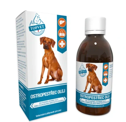Topvet Ostropestřec olej pro psy 200 ml