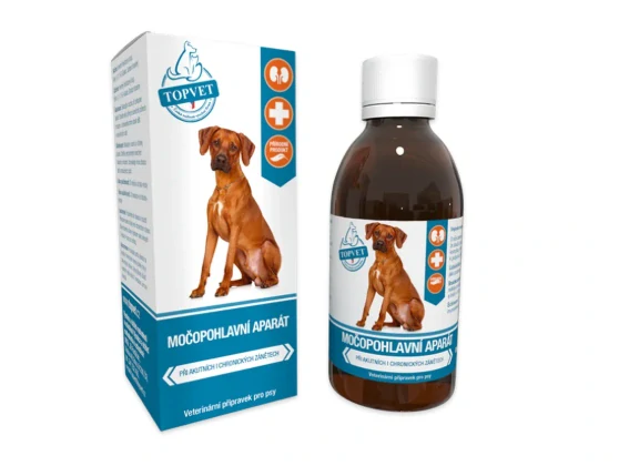 Topvet Sirup Močopohlavní aparát pro psy 200 ml