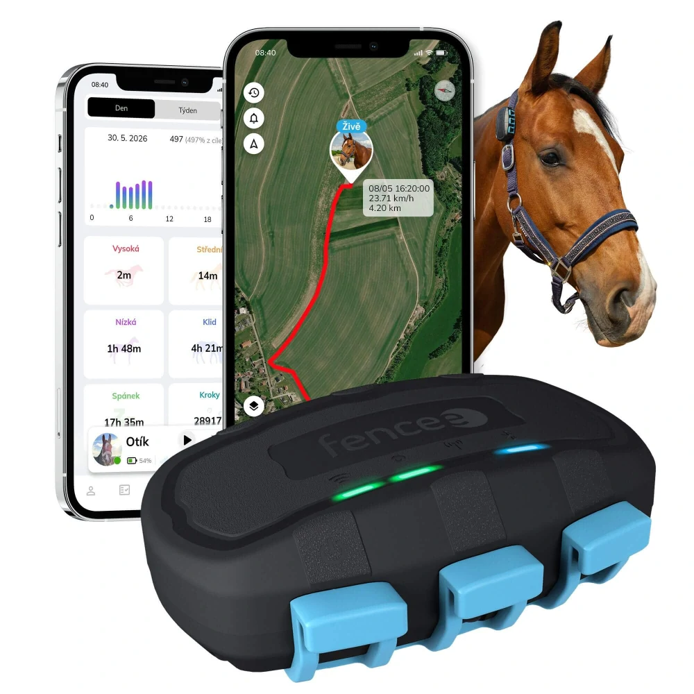 Chytrý lokátor pro koně a poníky fencee EquiGPS Track
