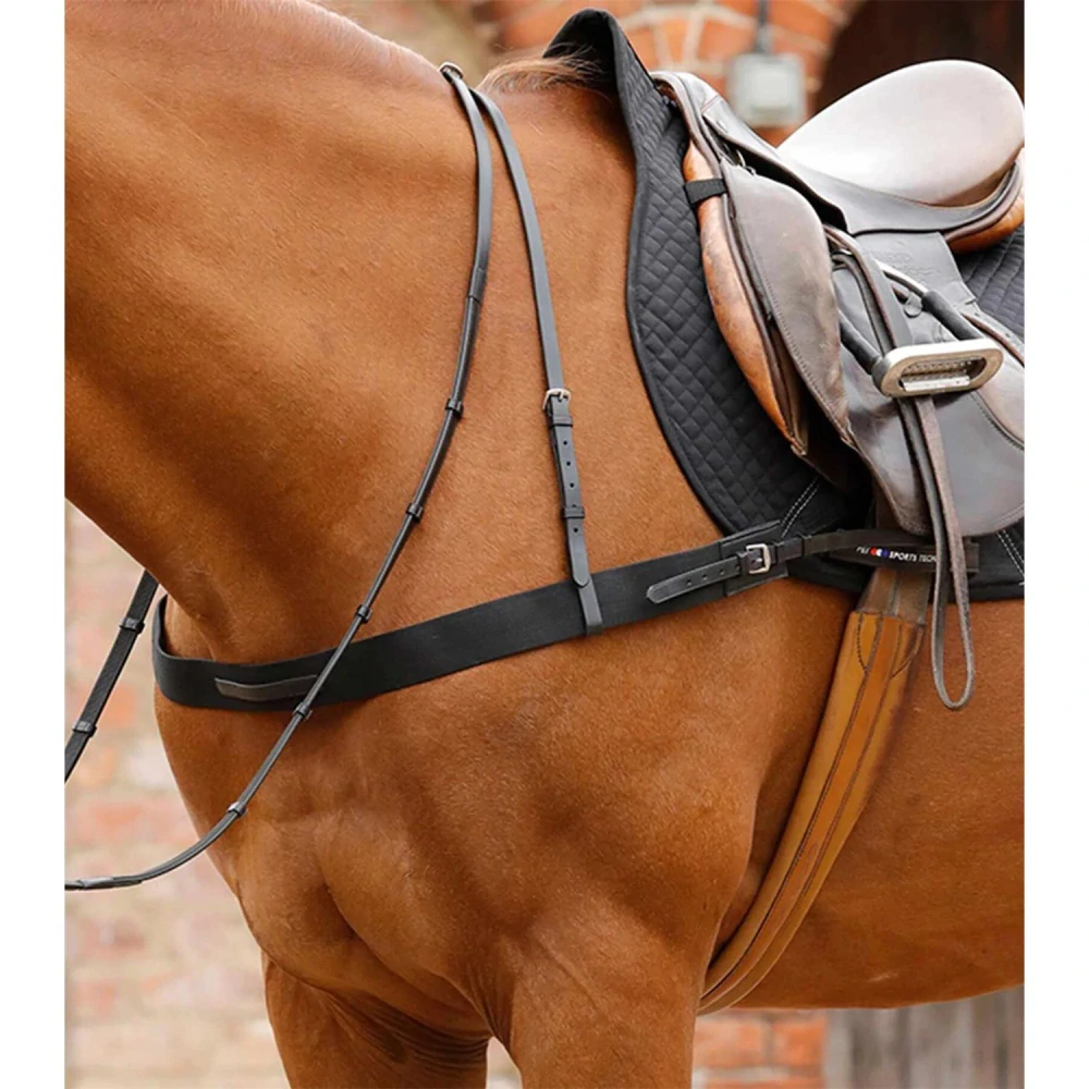 Poprsník Premier Equine Zimella Elastic, černý, vel. Full
