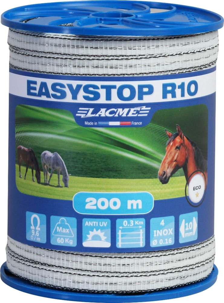 Polyetylenová páska pro elektrické ohradníky EASYSTOP R10, 10 mm