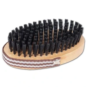 Oválný kartáč s žíněmi na ruku - hřbílko