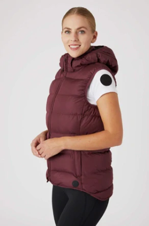Dámská vesta Horze Callie, vínová