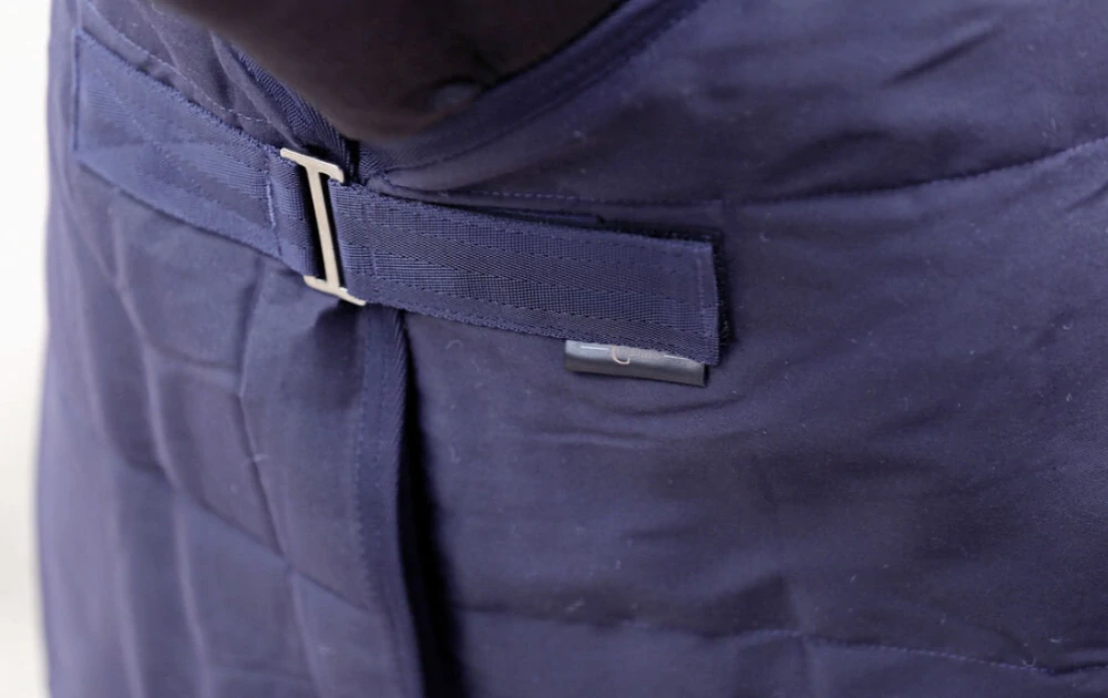 Zimní stájová deka pro koně RugBe 2v1 tmavě modrá