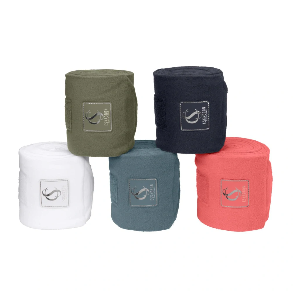 Bandáže fleecové Eskadron Sports S/S 25, bílé