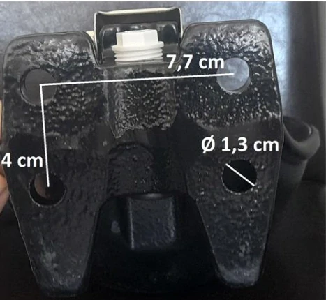Napáječka misková ECO - litina, lak, nerez jazyk