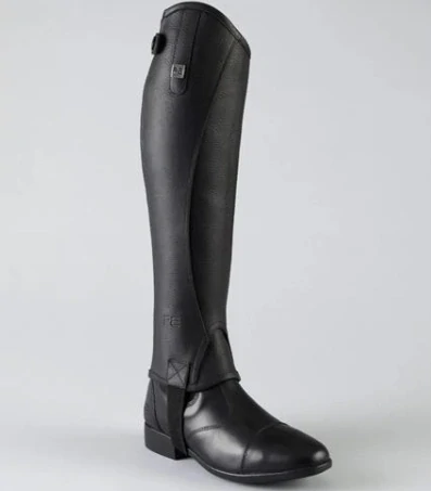 Kožené minichapsy Premier Equine Actio, černé