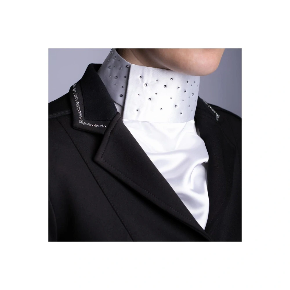 Plastron Harrys Horse Crystal s bílými kamínky