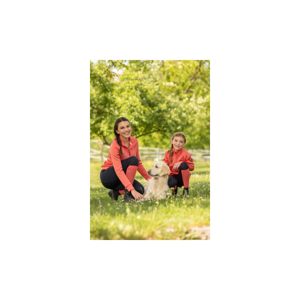 Jezdecké podkolenky Covalliero S/S 2025, korálové - vel. 37-39