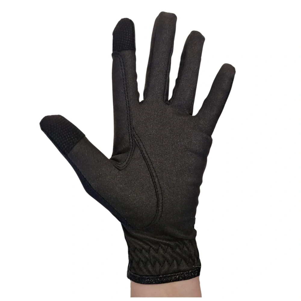 Jezdecké rukavice RSL Ravenna, černé