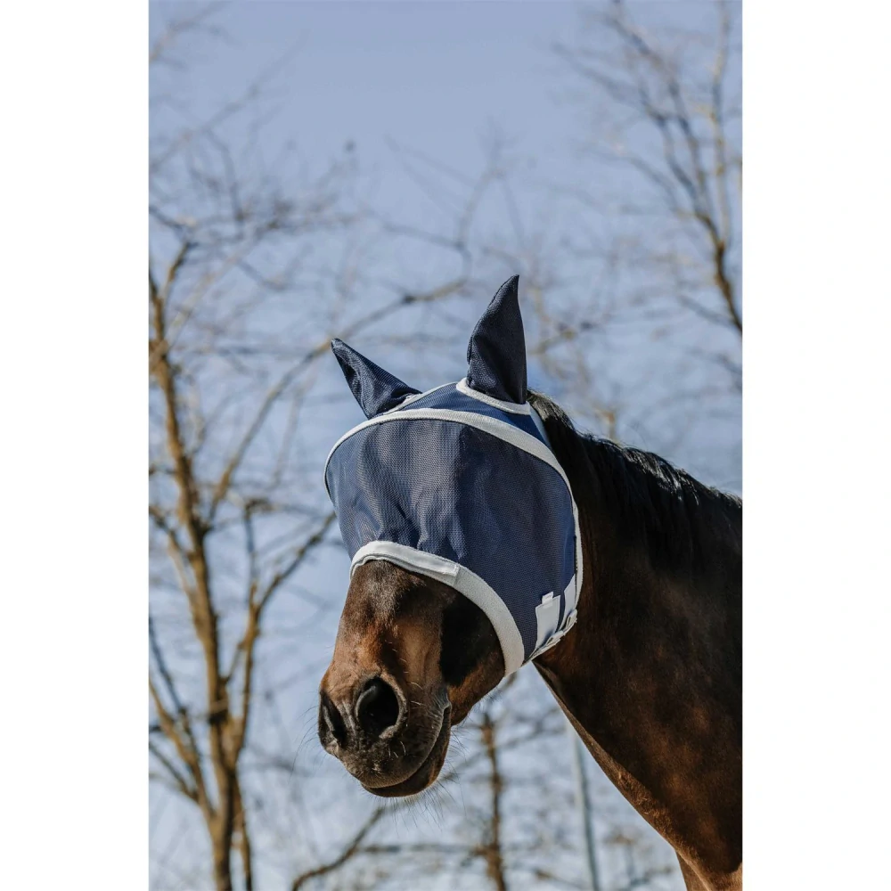 Maska proti hmyzu Equithéme Cerceau s obručí, modrá