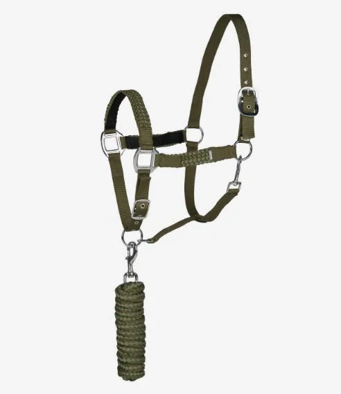 Ohlávkový set Horze Chicago, zelený