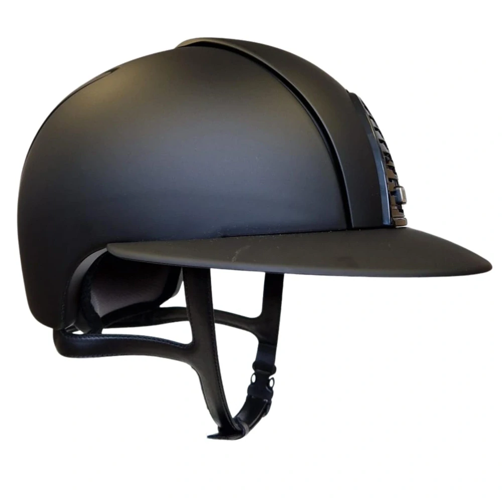 Jezdecká přilba KEP Cromo 2.0 Matt Polo, černá, vel. M