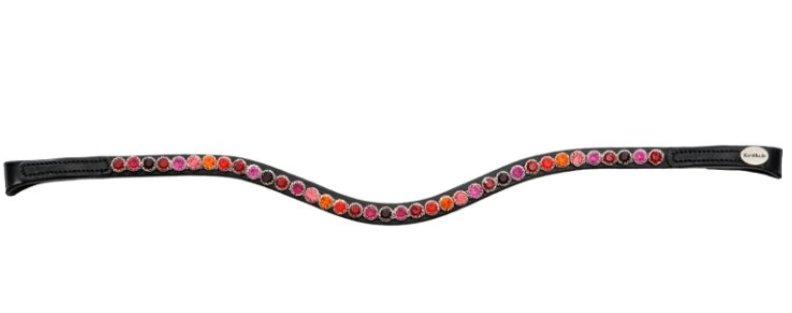 Čelenka na uzdečku Seasons dreams tyrkys Kavalkade