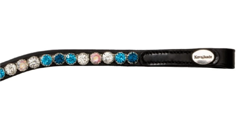 Čelenka na uzdečku Seasons dreams tyrkys Kavalkade, cob