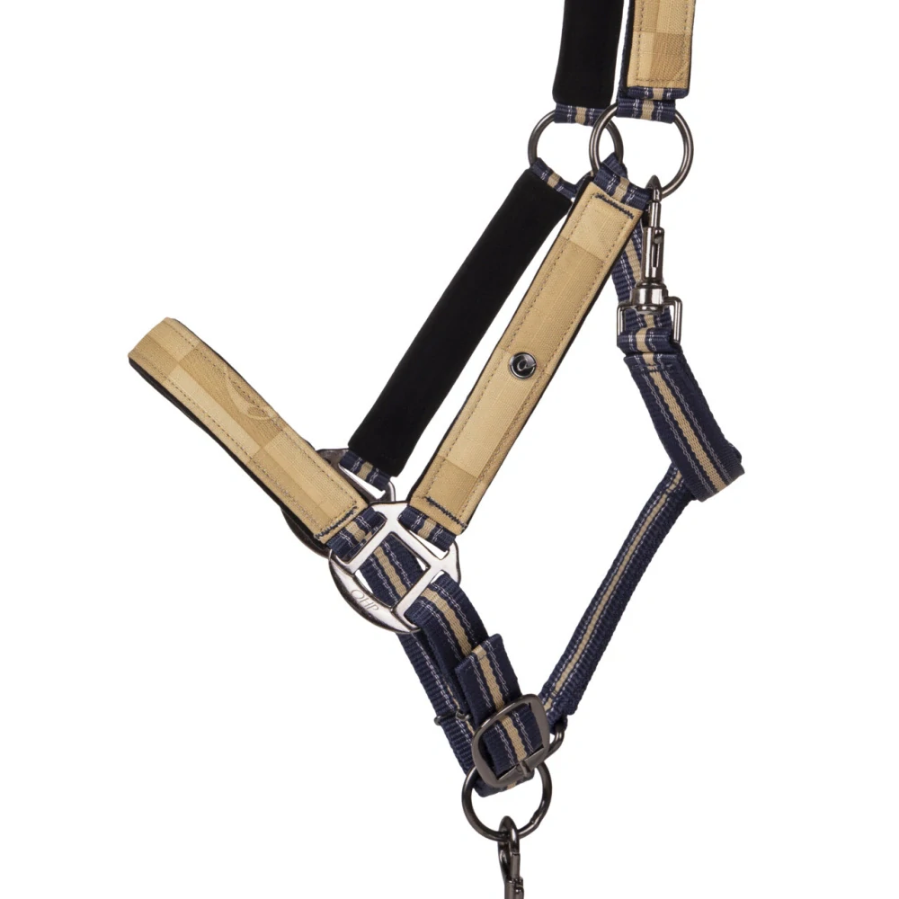 Ohlávkový set QHP S/S 2025 Sandy Beach, zlatý