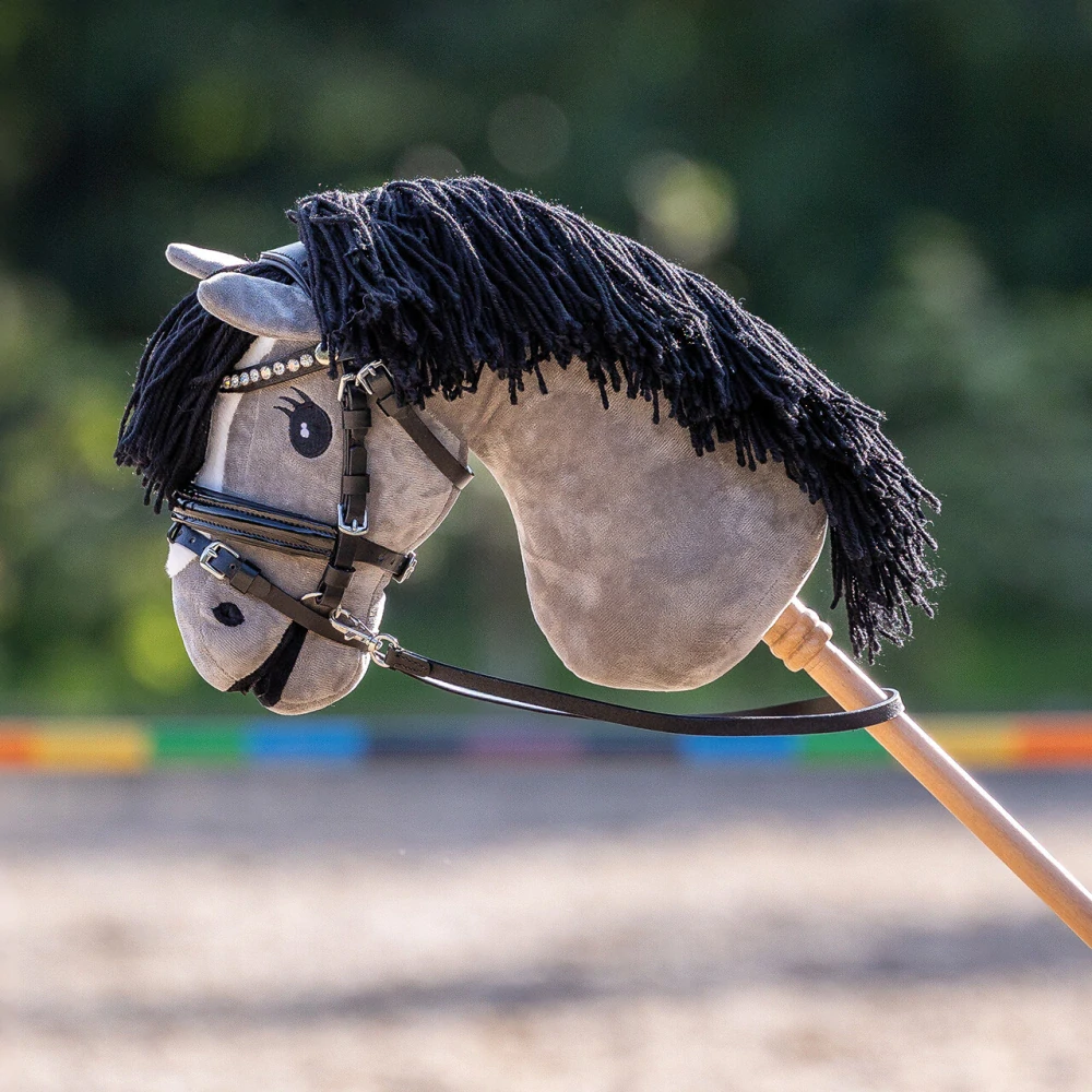 Uzdečka pro Hobby Horse QHP Sunset, černá