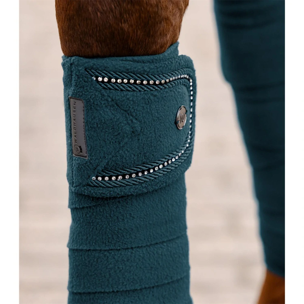 Fleecové bandáže Waldhausen Nepal AW 25/26, petrolejové