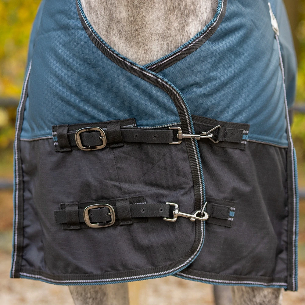 Deka s vyšším krkem, QHP AW 25/26, 150g, modrá - mystic blue