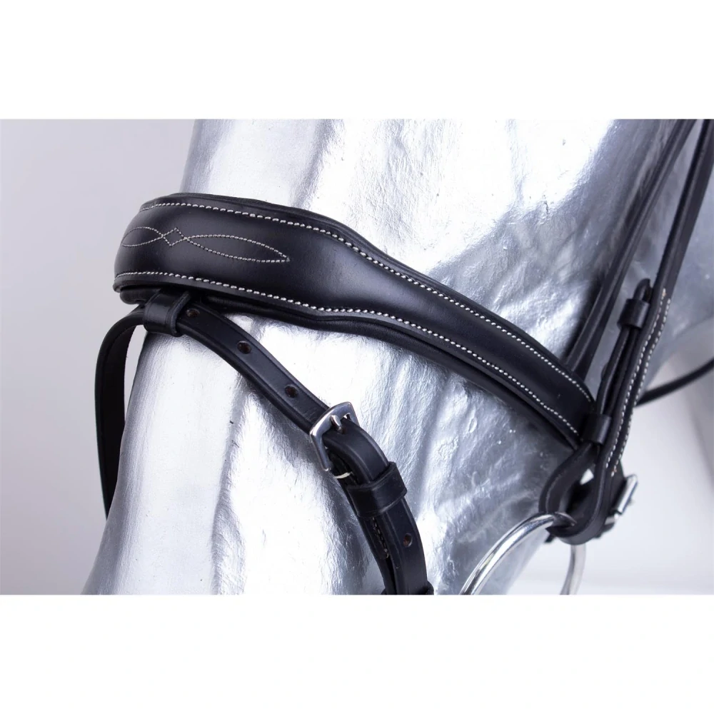 Uzdečka Kentaur, anatomická, černá