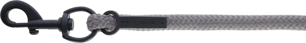 Vodítko Covalliero A/W 2025 šedá, klasická karabina