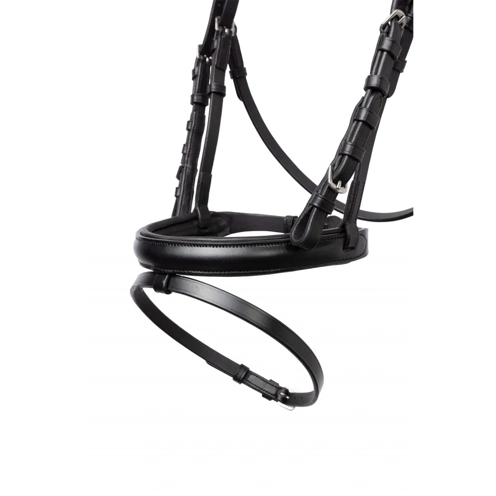 Kožená uzdečka Horze Rainbow Dash, černá