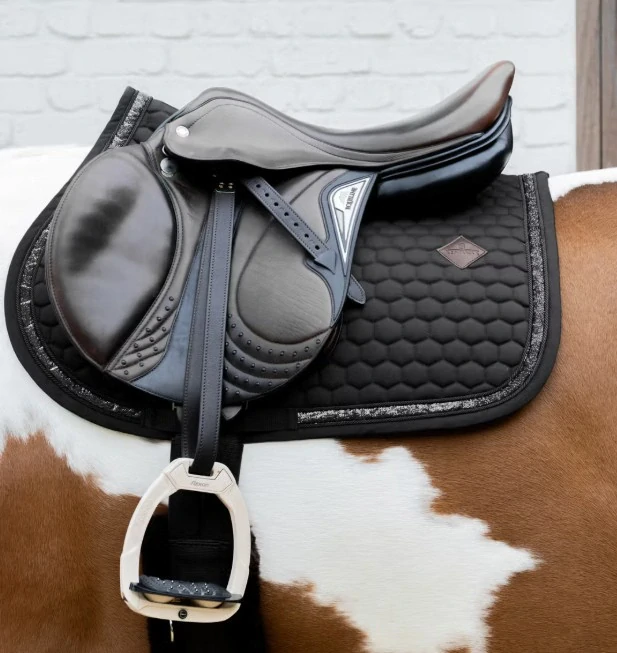 Podsedlová dečka Kentucky Glitter, černá, VS