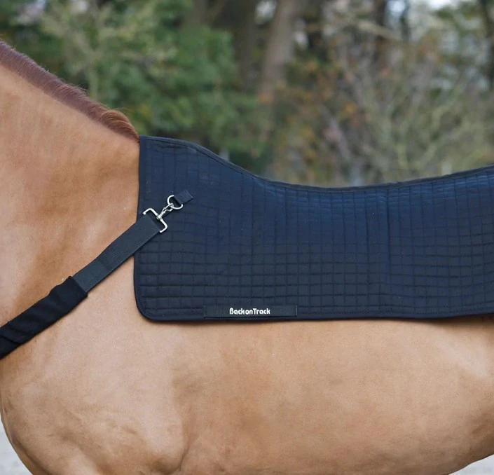 Deka Back on Track Horseback Warmer Royal, 80x105 cm, černá