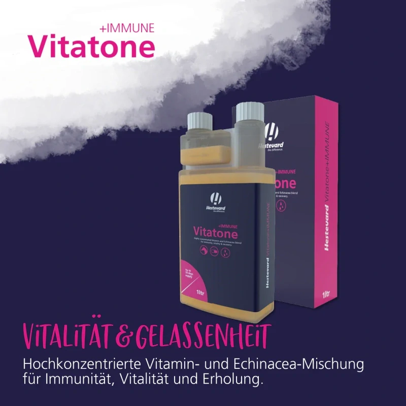 Koncentrovaná směs vitamínů a echinacey Veterinary Vitatone Immune (Láhev s dávkovačem, 1 l)