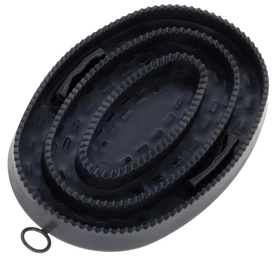 Gumové hřbílko Covalliero Deluxe, černo-hnědé