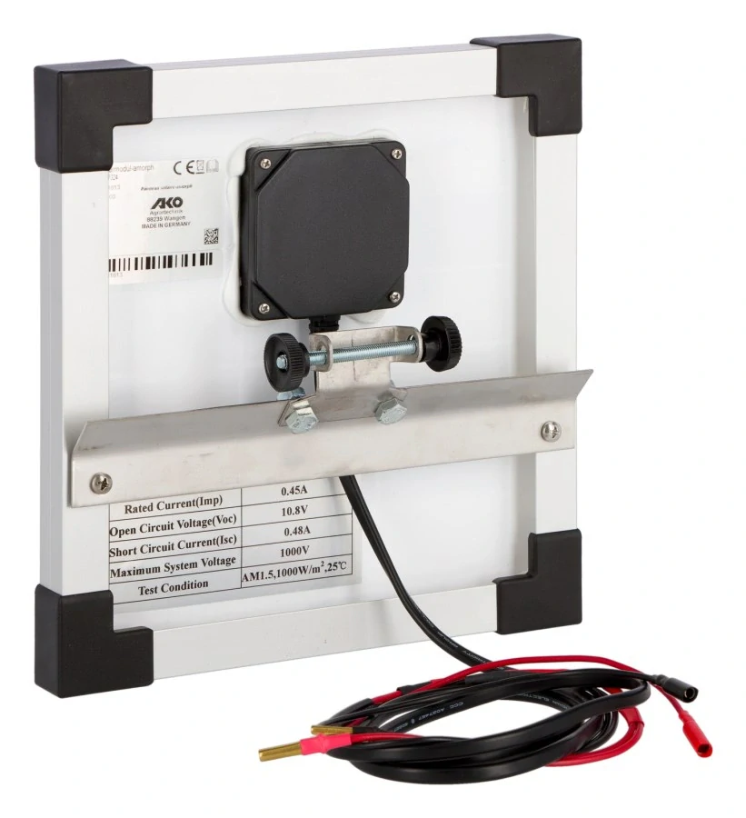 Solární panel 12V/4W pro elektrické ohradníky s 9V baterí CP, PS a EcoPower plus