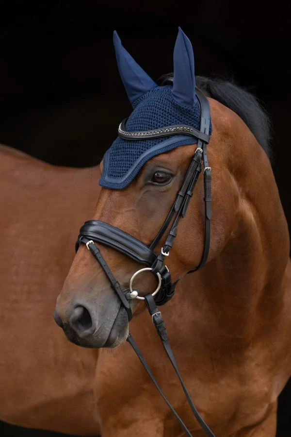 Čabraka pro koně Covalliero Linea, modrá