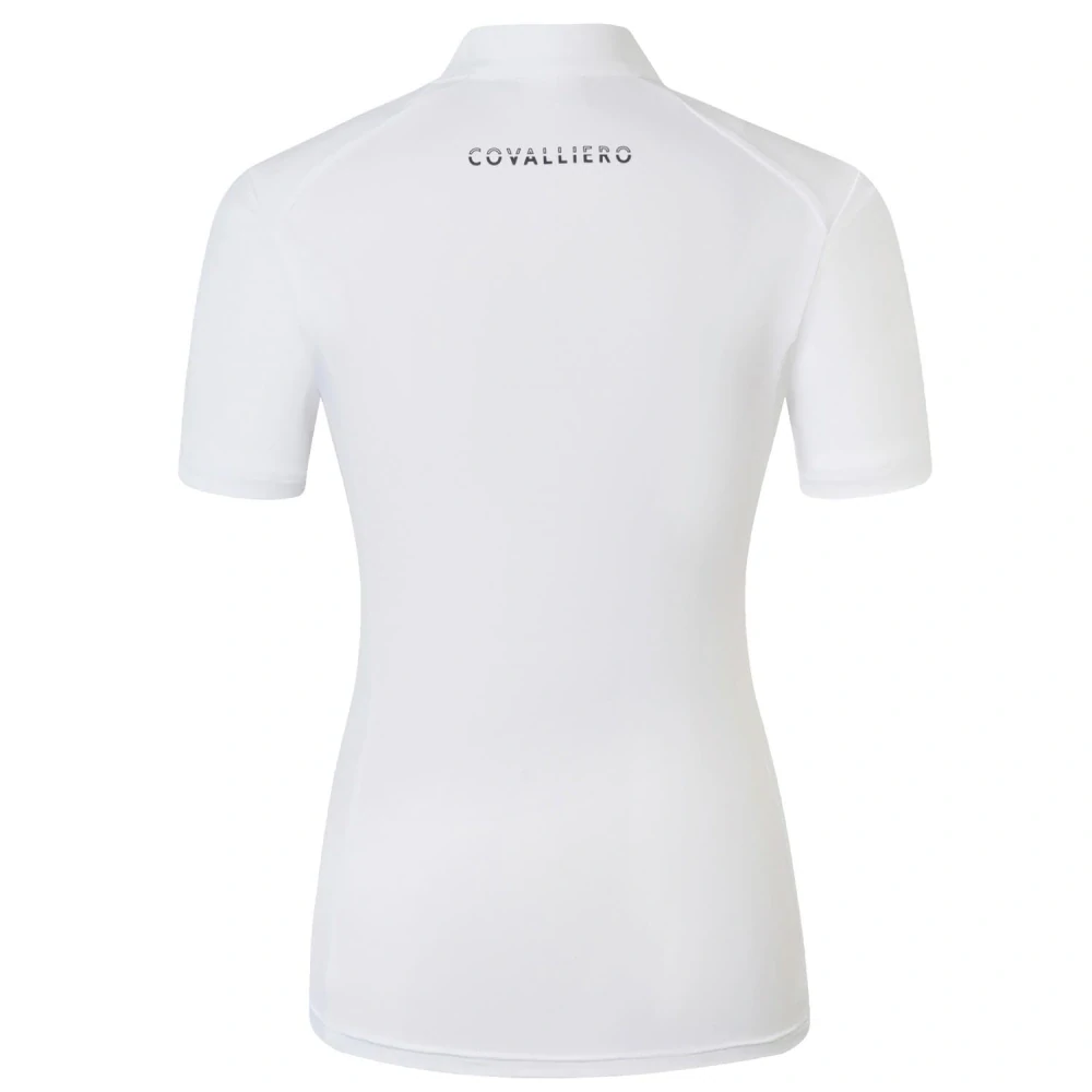 Dámské závodní triko Covalliero, SS 26, bílé