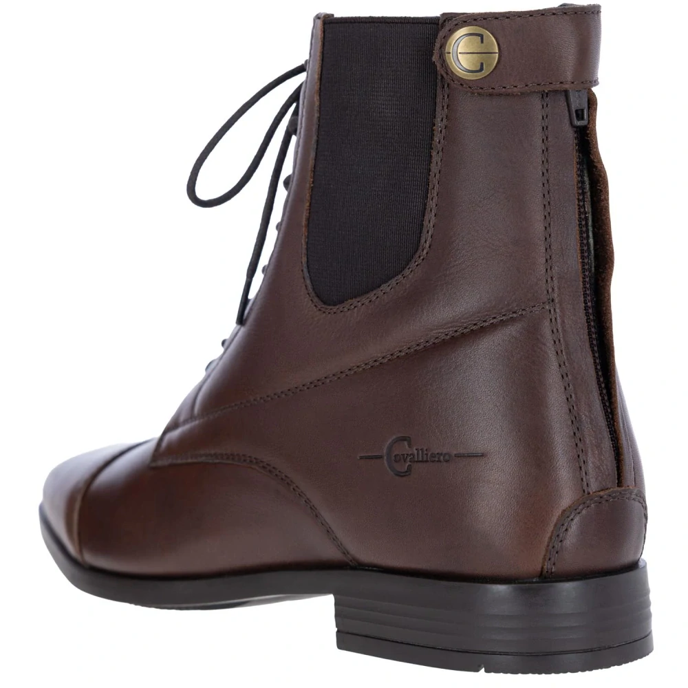 Kožená perka Covalliero Premium, SS 26, hnědá
