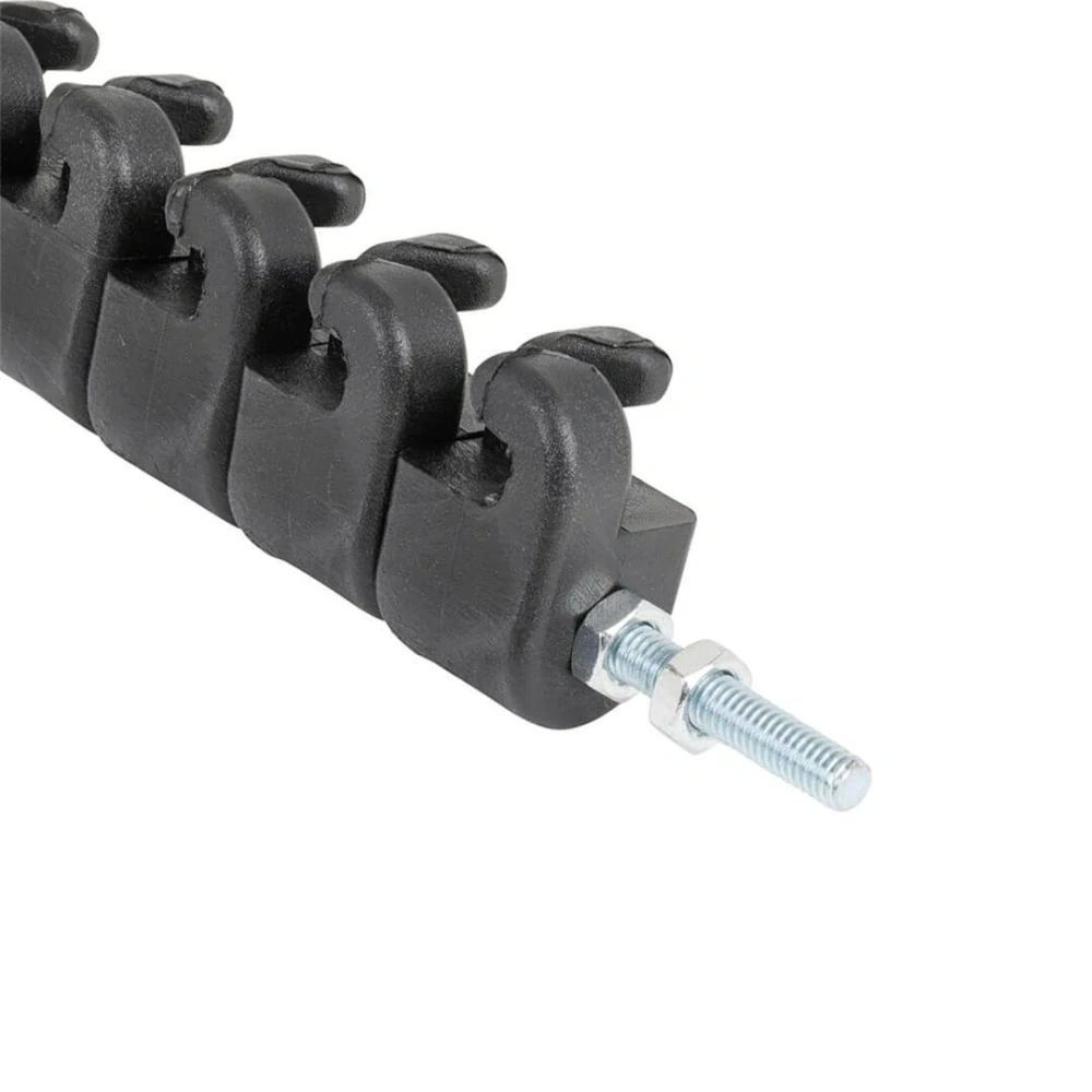 Izolátor pro elektrický ohradník s podpěrou 22 cm, pro vodiče do 12 mm - 10 ks