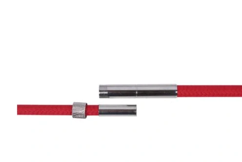 Bič teleskopický lonžovací QHP, červený, 180 cm