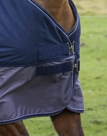 Nepromokavá deka Equitheme Tyrex 600D, 150g, modrá