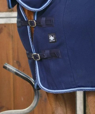 Odpocovací deka s krkem RW Combo, modrá