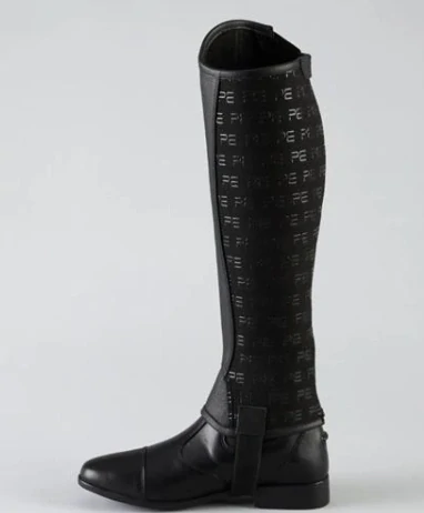 Kožené minichapsy Premier Equine Actio, černé