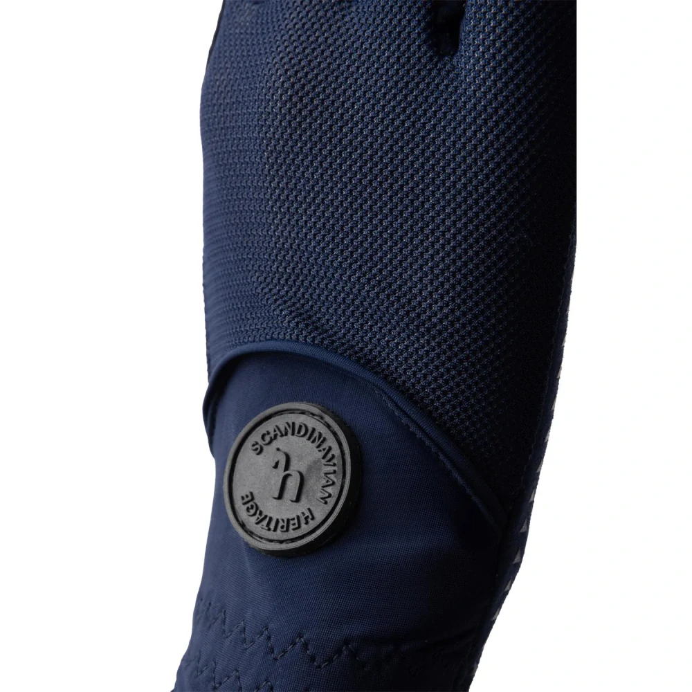 Jezdecké rukavice Horze Ruby SS 2025, modré